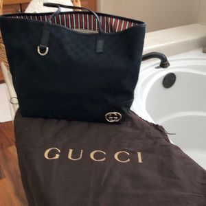 Authentic vintage Gucci tote